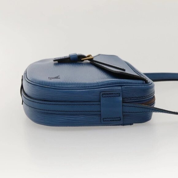 LOUIS VUITTON Epi June Feuille Shoulder Bag Blue - Picture 4 of 16